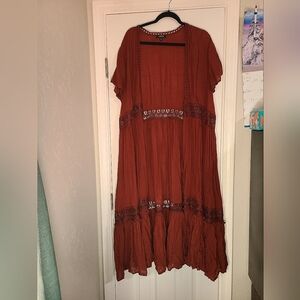 Torrid Burgundy Kimono